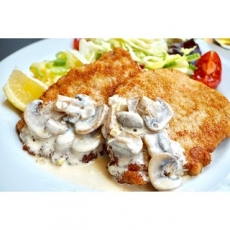 paniertes schnitzel (2 kleine schnitzel) vom schwäbisch hällischem landschwein